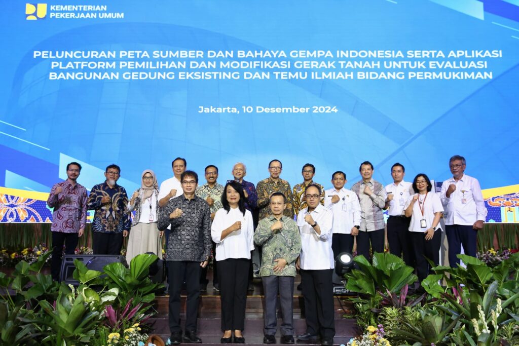 Peluncuran Peta Sumber dan Bahaya Gempa Indonesia serta Aplikasi Platform Pemilihan dan Modifikasi Gerak Tanah. (Ist)