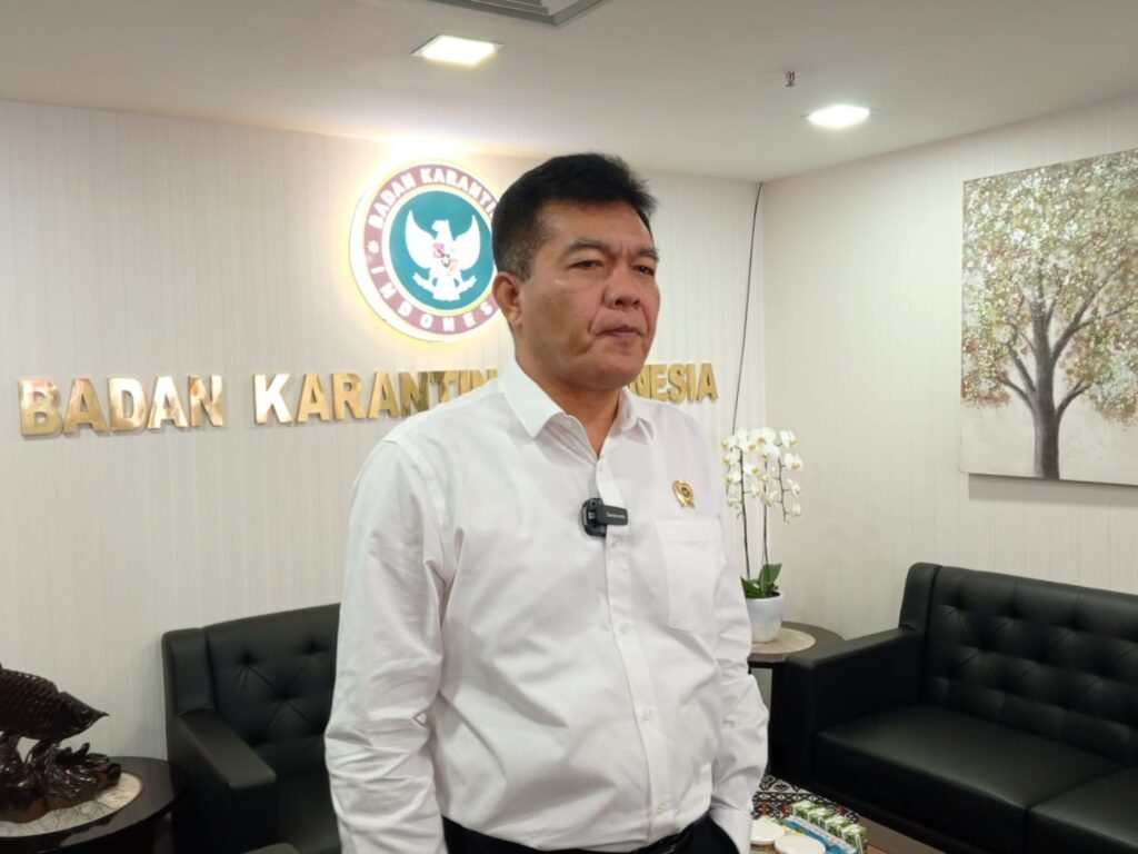 Kepala Badan Karantina Indonesia, Sahat M. Panggabean. (Ist)