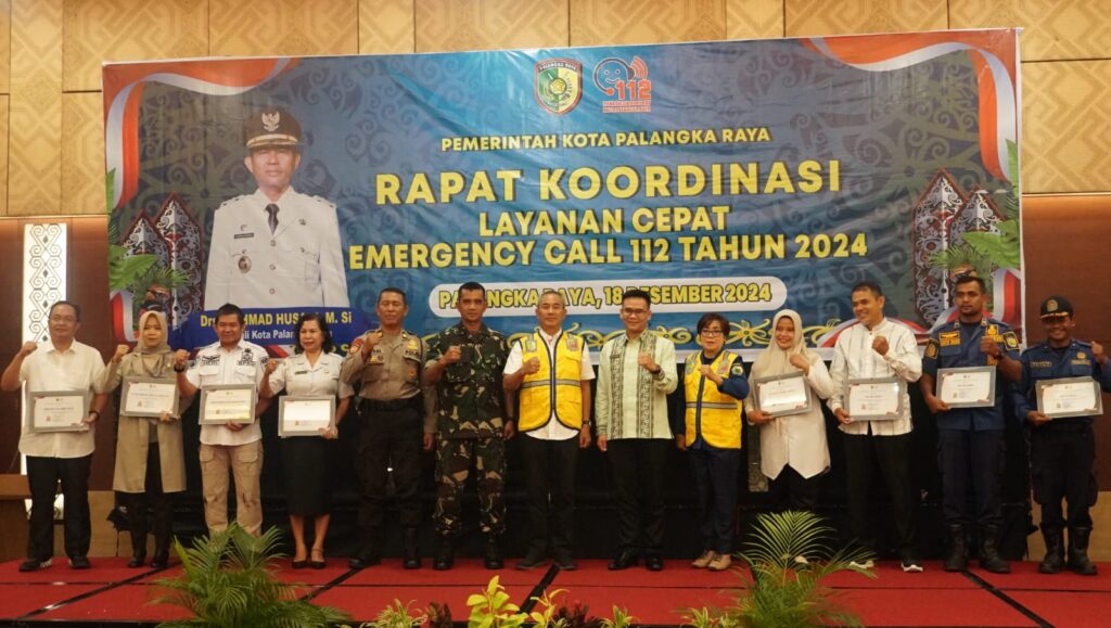 Layanan Darurat 112 Kota Palangka Raya telah berhasil menangani 4.627 laporan kegawatdaruratan. (Ist)
