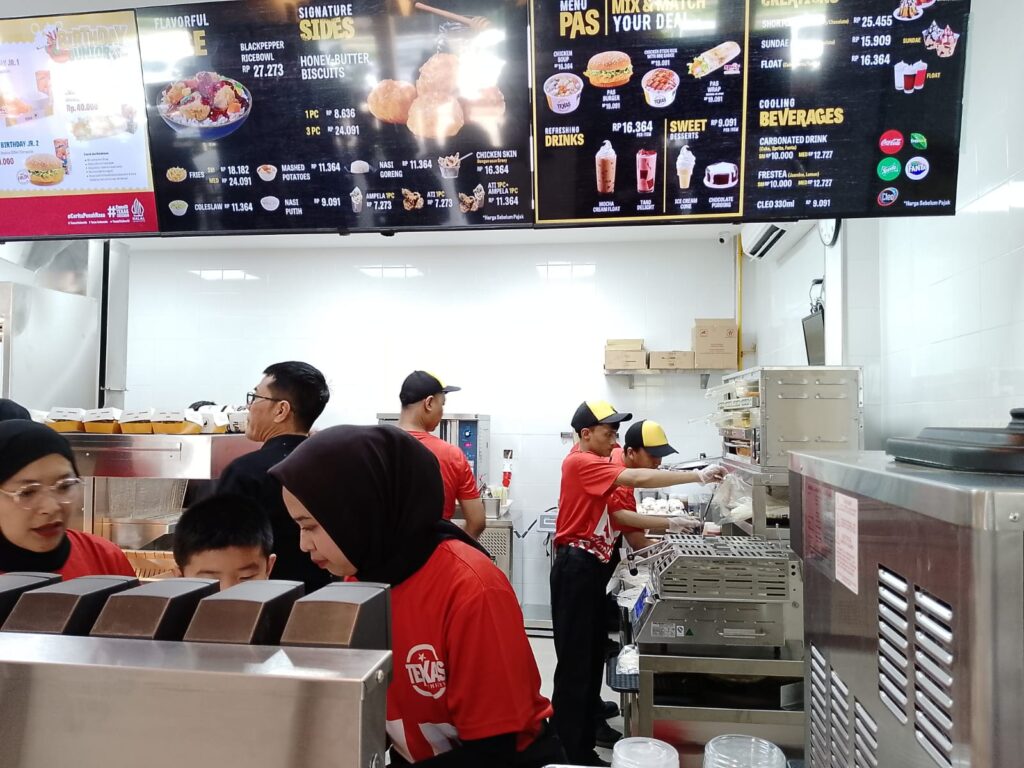 Gerai Texas Chicken. (Ist)