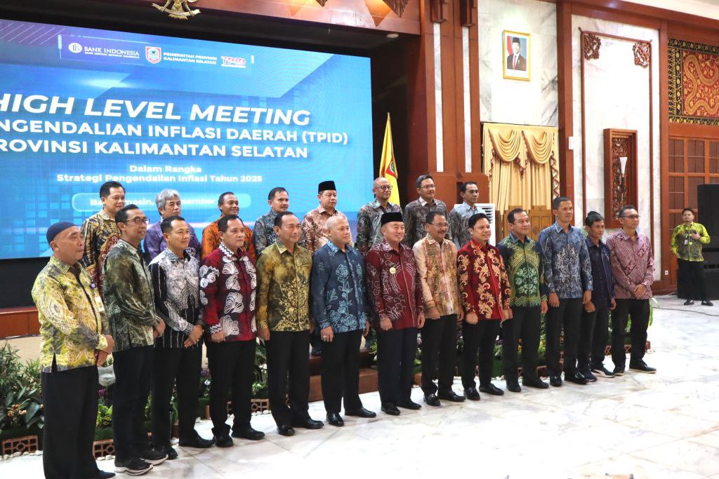 High Level Meeting (HLM) TPID Kalsel di Mahligai Pancasila Banjarmasin. (Ist)