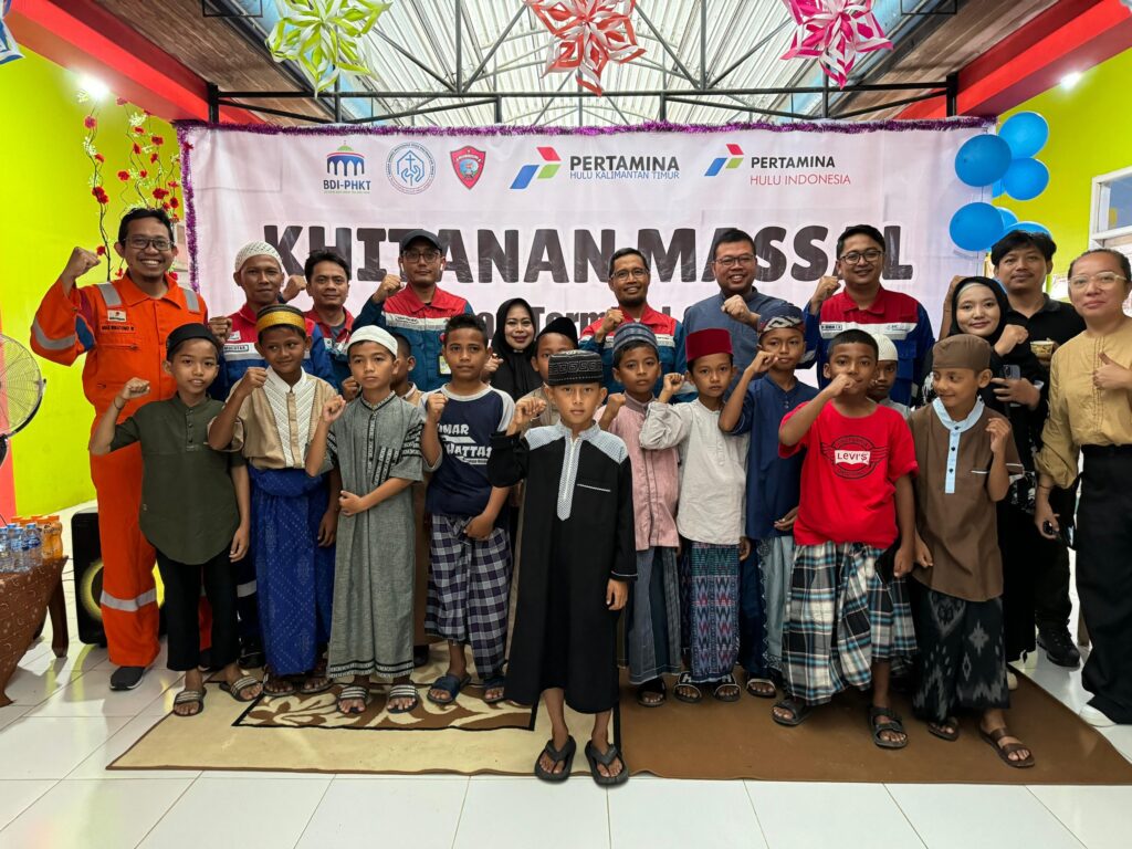 PT Pertamina Hulu Kalimantan Timur Gelar Khitanan Massal di Tiga Lokasi. (Ist)