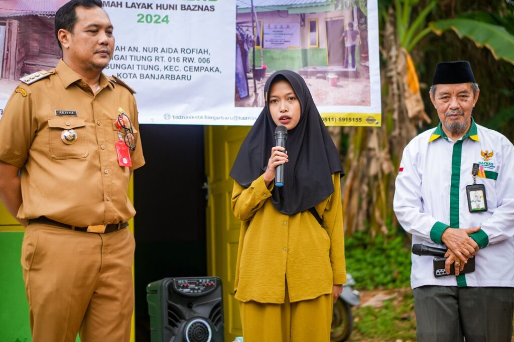 Rumah Bedah Program Baznas Kota Banjarbaru. (Ist)