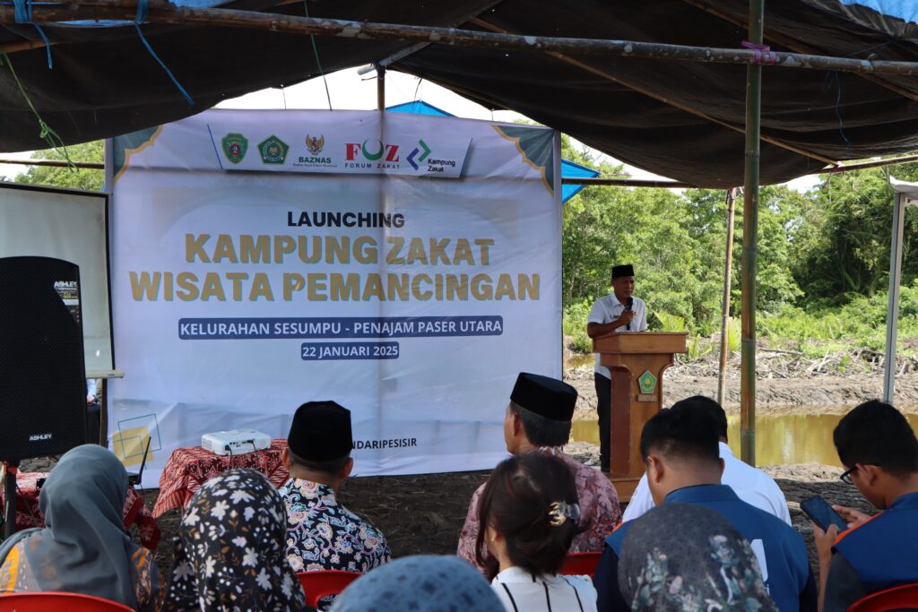 Launching Kampung Zakat Wisata Kolam Pemancingan Sesumpu. (Ist)