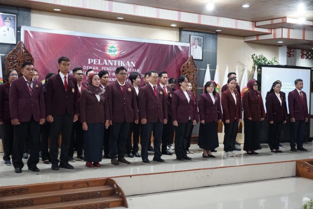 Pelantikan Dewan Pengurus Daerah (DPD) Persatuan Perawat Nasional Indonesia (PPNI) Kota Palangka Raya periode 2024-2029. (Ist)