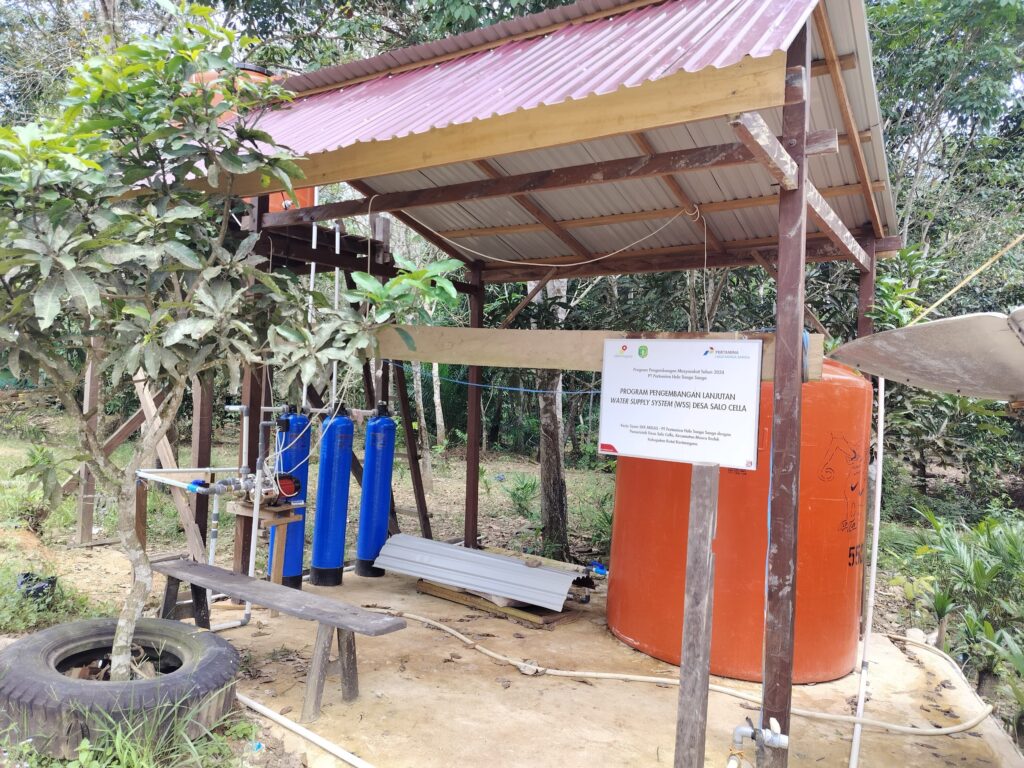 Dukungan Akses Air Bersih bagi Masyarakat Kecamatan Muara Badak. (Ist)