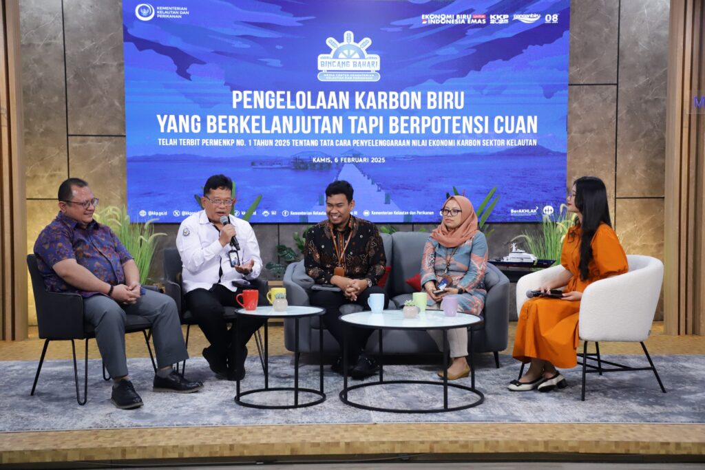 Program Bincang Bahari mengupas pengelolaan karbon biru yang berkelanjutan tapi berpotensi cuan. (Ist)