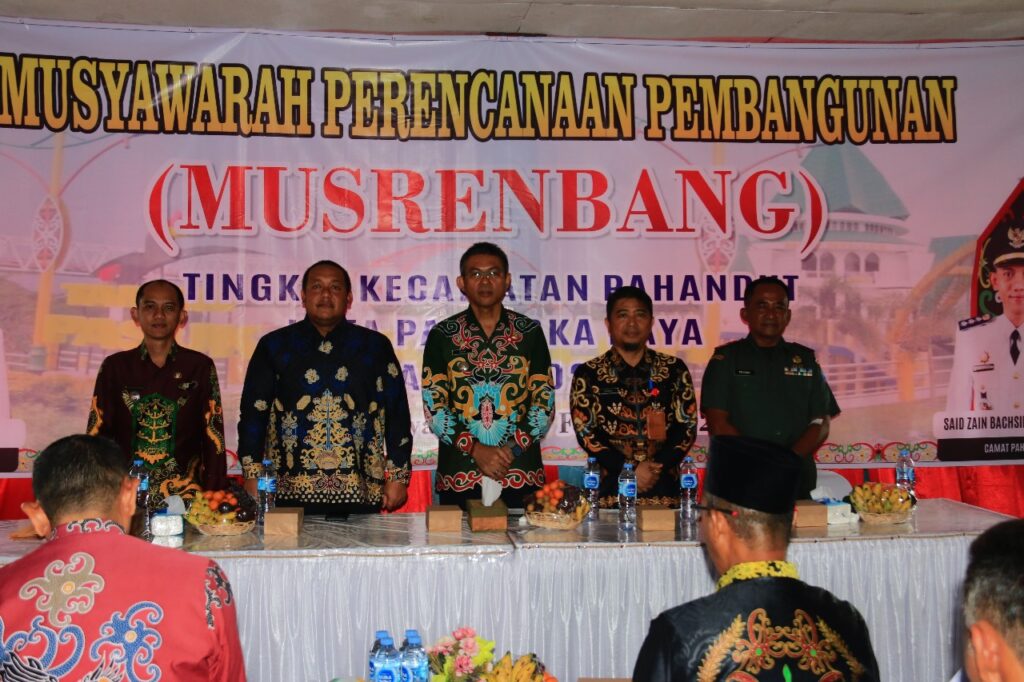 Musyawarah Perencanaan Pembangunan (Musrenbang) tingkat Kecamatan Pahandut. (Ist)