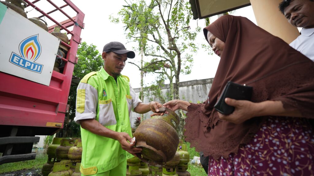 Operasi Pasar Gas LPG 3 Kg bersubsidi. (Ist)