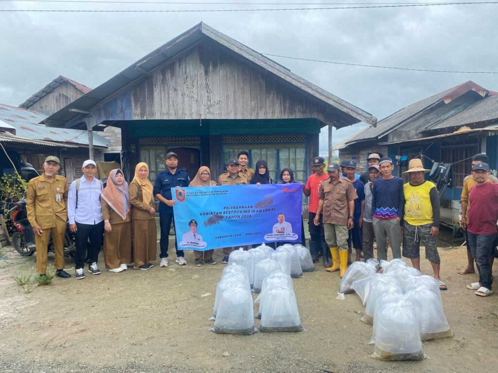 Dislutkan Kalsel Restocking Ikan Lokal di Kabupaten Tapin. (Ist)