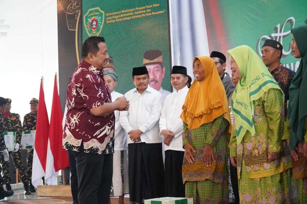 Halal Bihalal dan pelantikan serentak Pengurus Majelis Wakil Cabang (MWC-NU) serta lembaga NU se-Kabupaten PPU. (Ist)