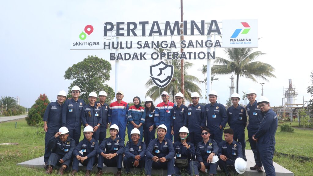 Pertamina Hulu Sanga Sanga Terima Kunjungan Mahasiswa STT Migas Balikpapan. (Ist)