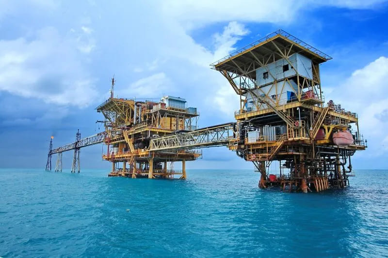 Anjungan lepas pantai PT. Pertamina Hulu Energi. (Ist)
