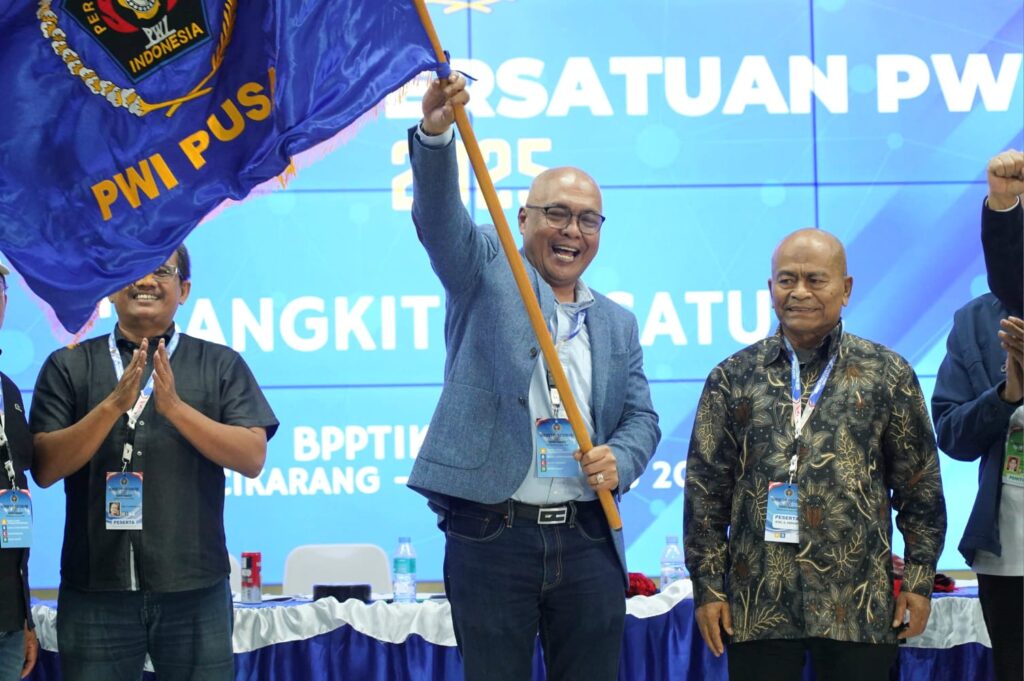 Akhmad Munir Terpilih Jadi Ketua Umum PWI Periode 2025-2030. (Ist)