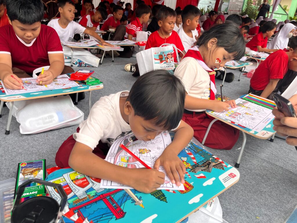 Pertamina Enduro Gelar Lomba Mewarnai untuk Siswa SD. (Ist)