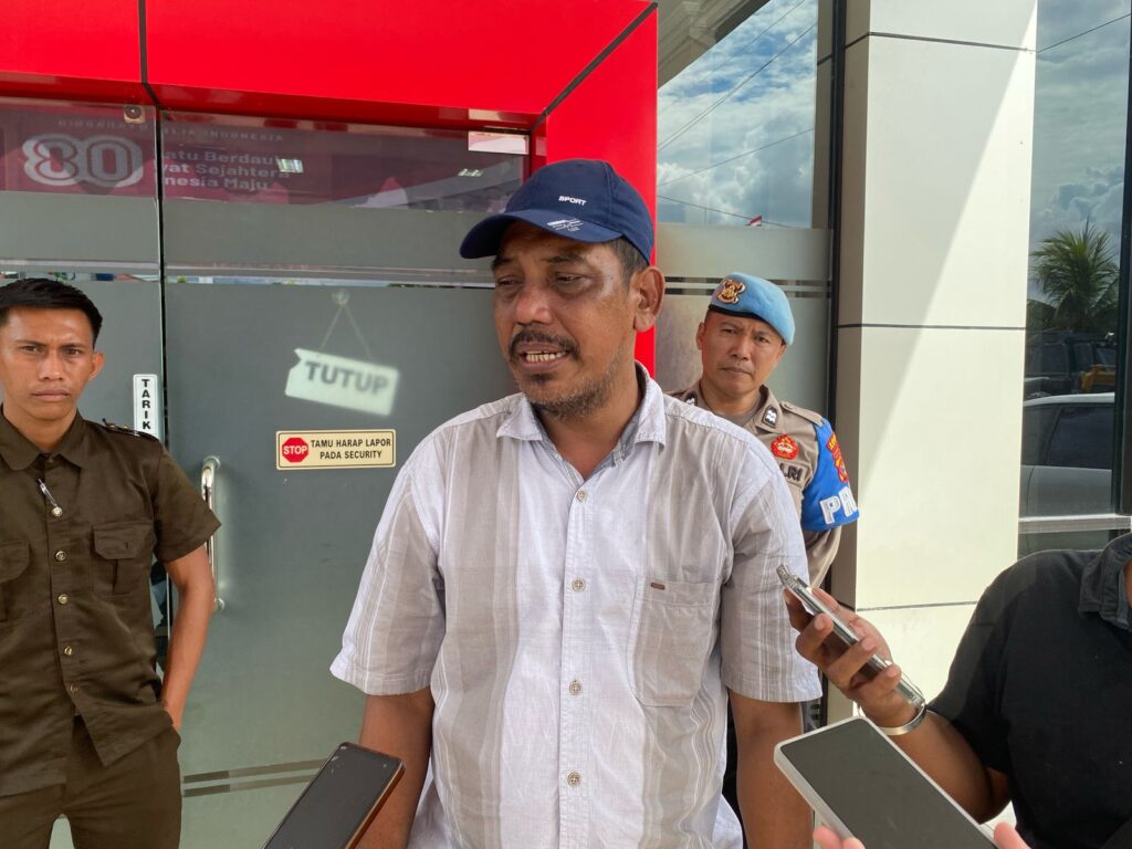 Koordinator aksi, Ibrahim. (Ist)