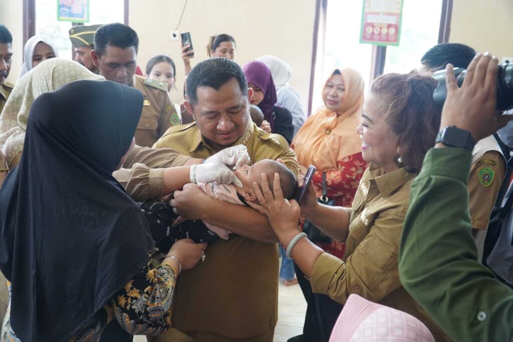 Gerakan Aktifkan Posyandu di Desa Sidorejo, Kecamatan Penajam. (Ist)