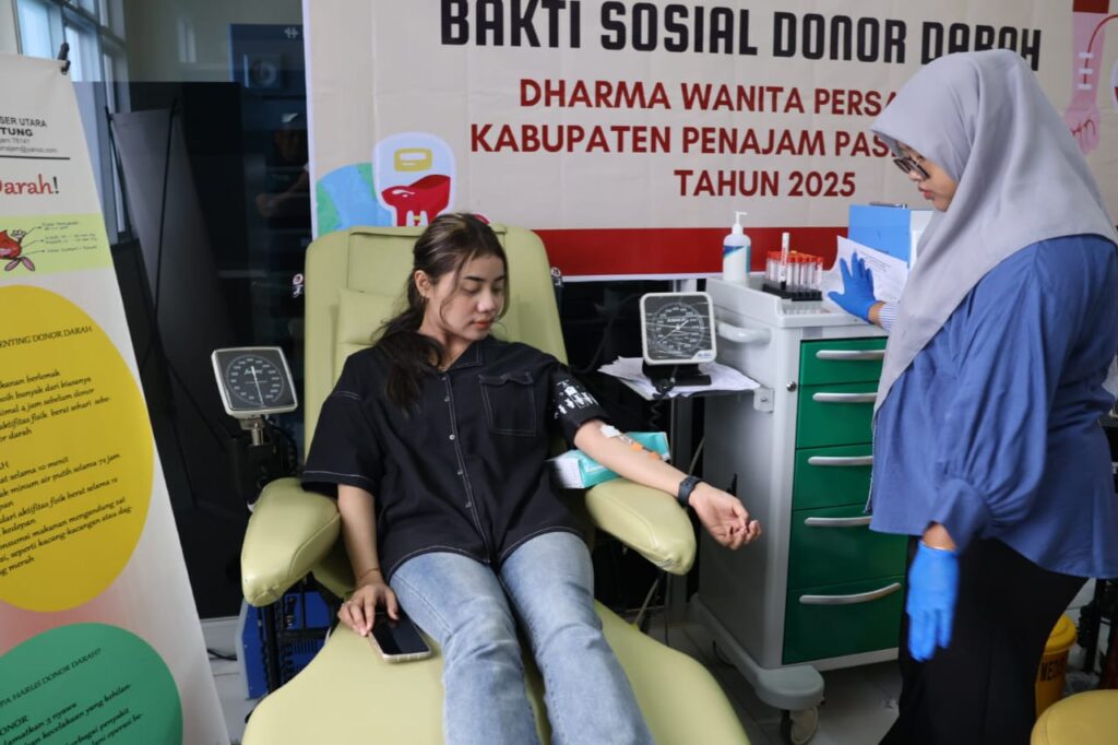 DWP Kabupaten PPU Gelar Donor Darah. (Ist)