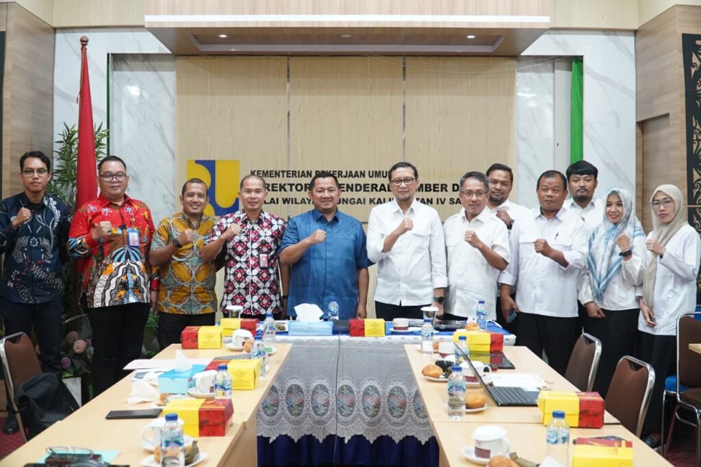 Audiensi bersama Kepala Balai Wilayah Sungai (BWS) Kalimantan IV. (Ist)