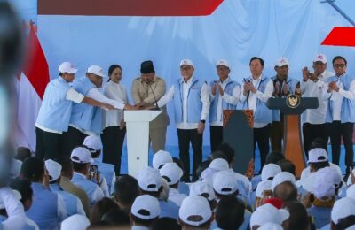 Presiden Prabowo Subianto secara resmi meluncurkan 80.081 unit Koperasi Desa dan Kelurahan Merah Putih (KDMP). (Ist)