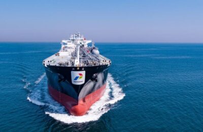 Ilustrasi kapal Very Large Gas Carrier (VLG C) Pertamina Gas Dahlia milik PT Pertamina International Shipping. (Ist)