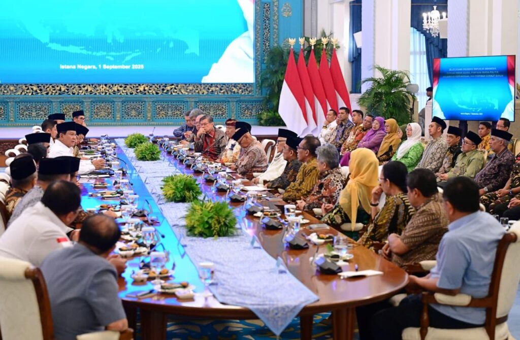 Perwakilan serikat pekerja menyampaikan dukungan penuh sekaligus sejumlah isu strategis terkait nasib buruh dan pekerja dalam pertemuan silaturahmi bersama Presiden Prabowo Subianto. (Ist)
