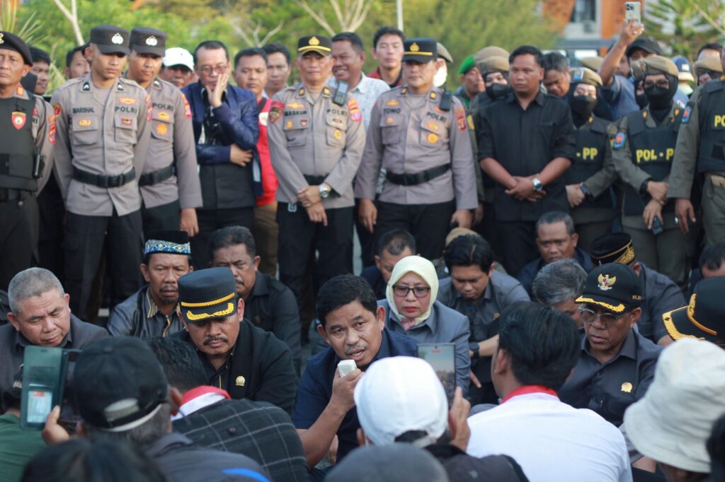 Gelombang aksi mahasiswa dan masyarakat di Kabupaten Penajam Paser Utara. (Ist)