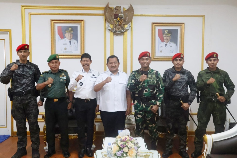 Bupati PPU Terima Kunjungan Brigjen Suharma Zunam. (Ist)