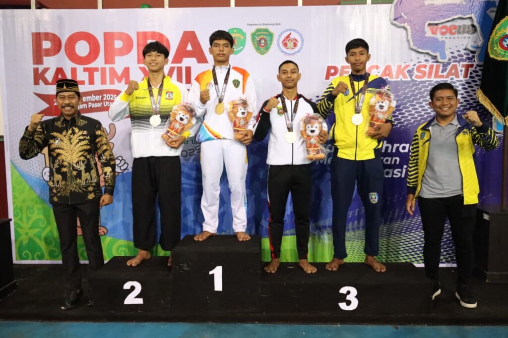 Turnamen Pencak Silat Popda Kaltim Ditutup dengan Meriah. (Ist)