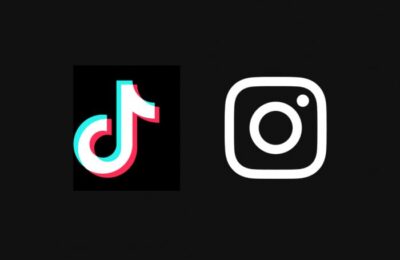Ilustrasi logo Tiktok dan Instagram. (Ist)