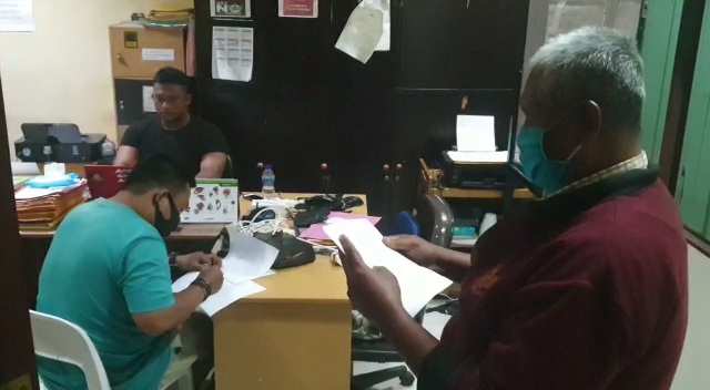 Wartawan gadungan berhasil dibekuk oleh Polresta Balikpapan. (D Purba)