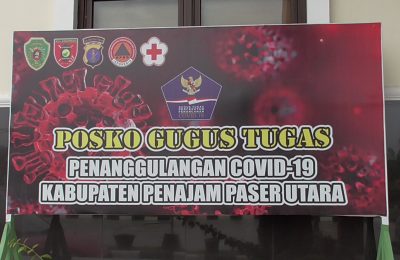 Posko Gugus Tugas Penanganan Covid Kabupaten PPU.