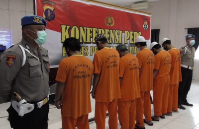 Tersangka Kasus Narkoba Dalam Operasi Antik Mahakam 2020.