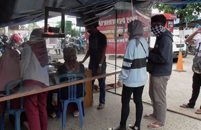 Dok. Kegiatan di Posko Penanganan Covid Pelabuhan Speed Penajam.