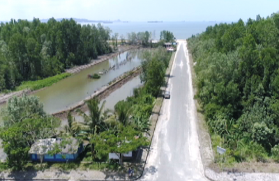 Jalan Pantai di Nipah-Nipah