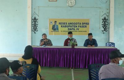 Dok. Reses Wakil Ketua DPRD Paser, Fadli Imawan.
