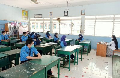 Total 16 SMP sederajat di Kabupaten Paser telah melaksanakan pembelajaran tatap muka. (TBS)