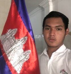 Kak Sovann Chhai, 16, putra seorang aktivis yang ditahan dari Partai Penyelamatan Nasional Kamboja yang dibubarkan, ditangkap pada 24 Juni 2021 (Foto: Courtesy/Prum Chantha