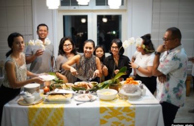 Tami Pariyesana - Thanksgiving bersama keluarga (foto: courtesy).