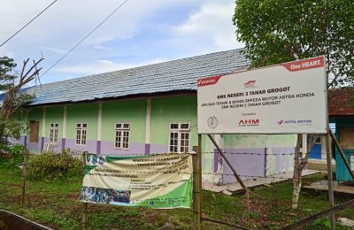 Lahan sengketa SMK Negeri 3 Tanah Grogot. (TBS)