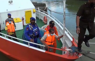 Tim SAR Gabungan berhasil menemukan Kapal Motor (KM) Arrahman yang hilang kontak sejak tiga hari lalu. (DP)