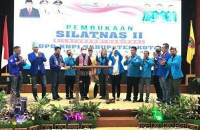 Silaturahmi Nasional a(Silatnas) II Komite Nasional Pemuda Indonesia (KNPI) kabupate/kota se-Indonesia. (Ist)
