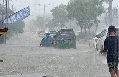 Banjir di Beberapa titik di Kota Banjarmasin. (Ist)