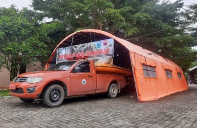 BPBD Kabupaten Banjar menyiapkan 25 personel bersiaga selama 24. (Ist)