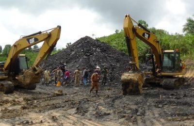 Aktifitas tambang ilegal di Kota Balikpapan. (DP)