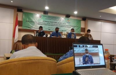 Konsultasi Publik ke-2 Rencana Detail Tata Ruang (RDTR) dan Kajian Lingkungan Hidup Strategis (KLHS) Kawasan Perkantoran Martapura. (Ist)