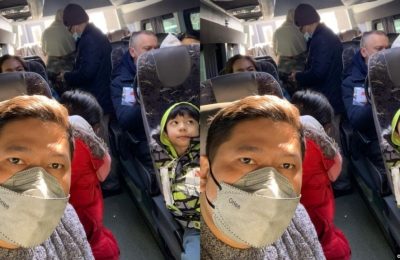Denny Fachry saat berada dalam bis menuju Bucharest, Rumania (Dok: Denny Fachry)