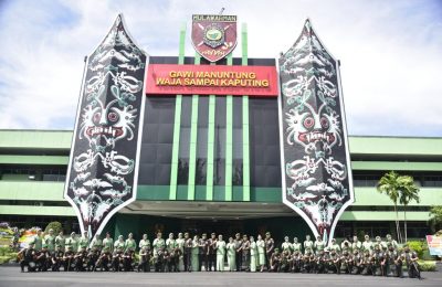 Lepas Sambut Pejabat Kodam VI Mulawarman. (Ist)