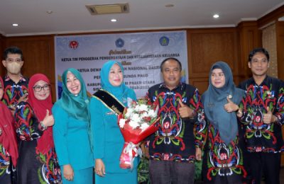 Satriyani Sirajuddin Hamdam dilantik Ketua Tim Penggerak PKK Kabupaten PPU. (Ist)