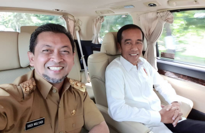 Wagub Kaltim Hadi Mulyadi bersama Presiden Joko Widodo. (Ist)